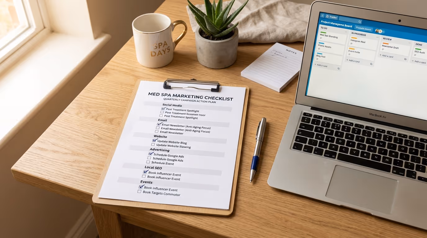 The Ultimate Med Spa Marketing Checklist (75+ Action Items)