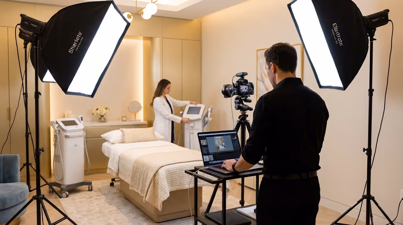 Med Spa Photography: How to Create Stunning Before & After Content