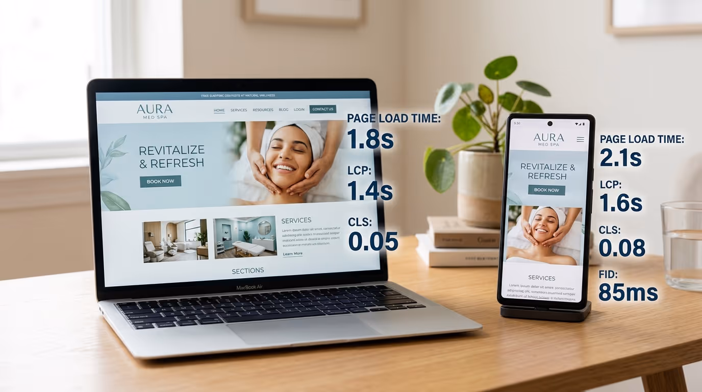 Med Spa Website Optimization: Speed, UX & Conversions